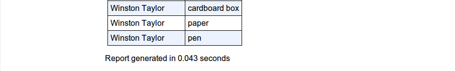 Running the Equipment Report