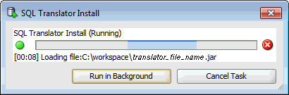 SQL Translation Framework Configuration