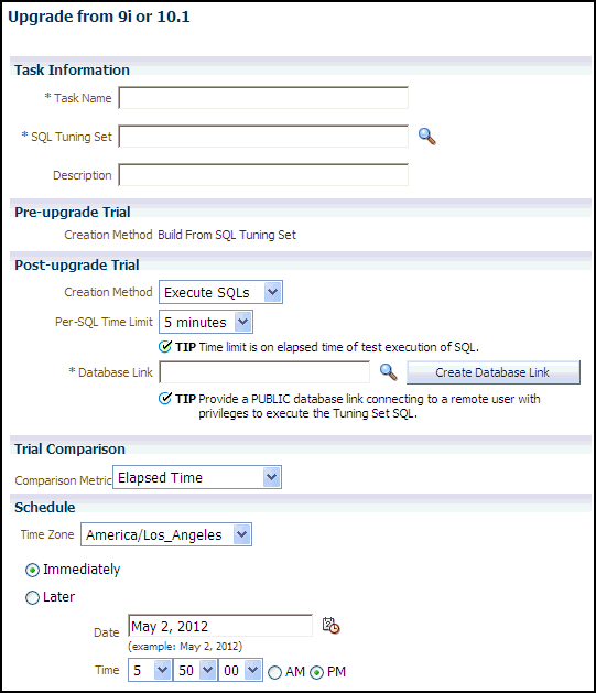 Application Control Database Upgrade Testing a Database Upgrade