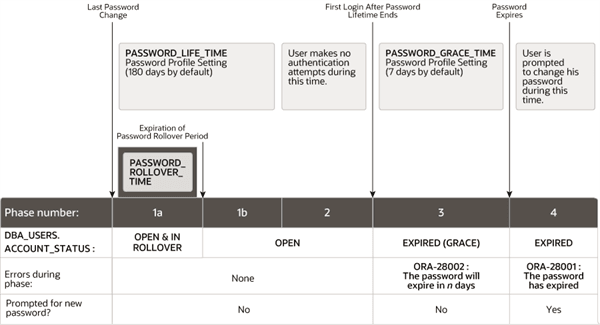 Password Change Life Cycle During Rollover