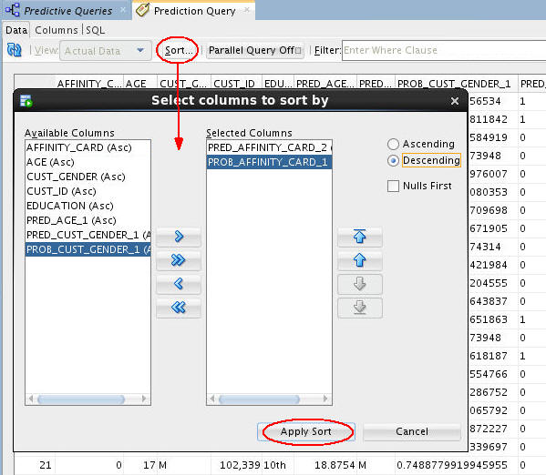 Description of prediction-query.jpg follows