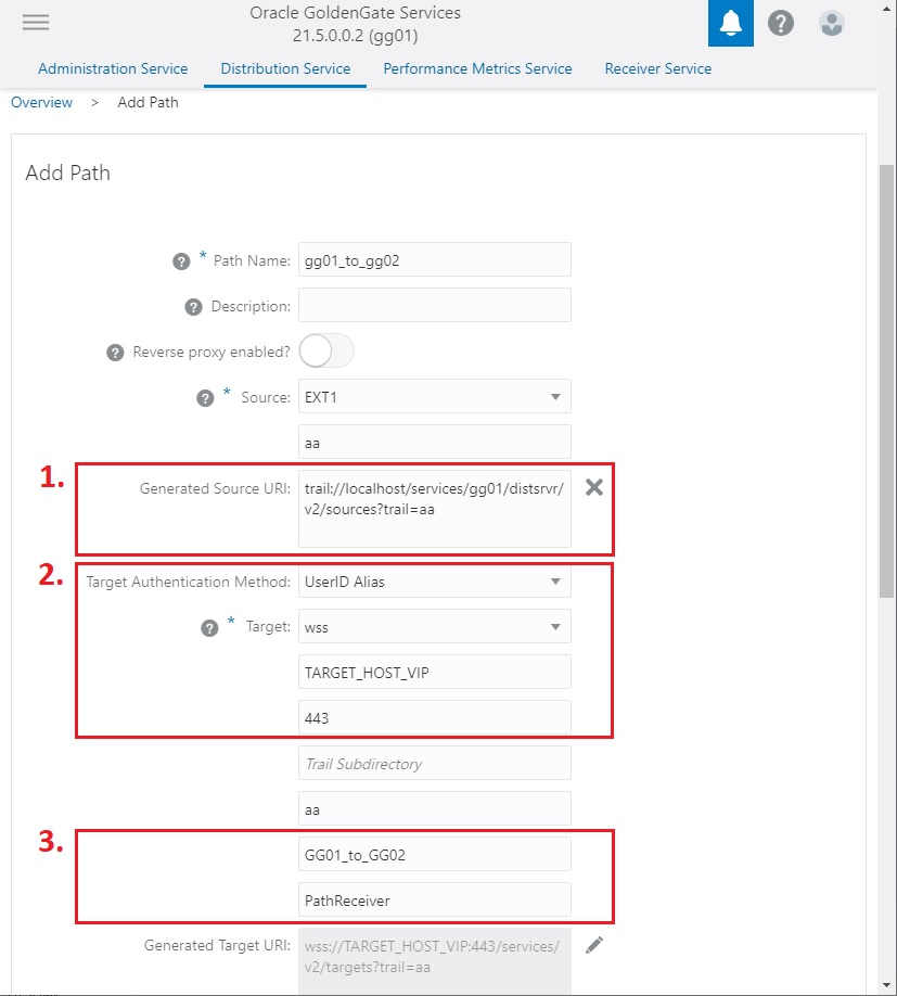 Distribution Path Creation steps 1-3