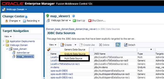 Creating a Multi Data Source