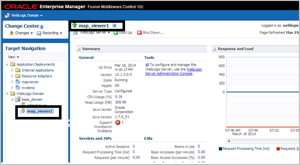 Selecting the Server Instance