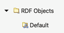 Default RDF Object