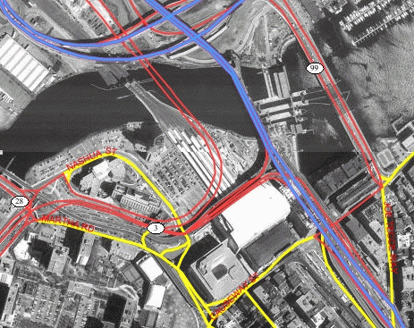 Image Theme and Other Themes Showing Boston Roadways