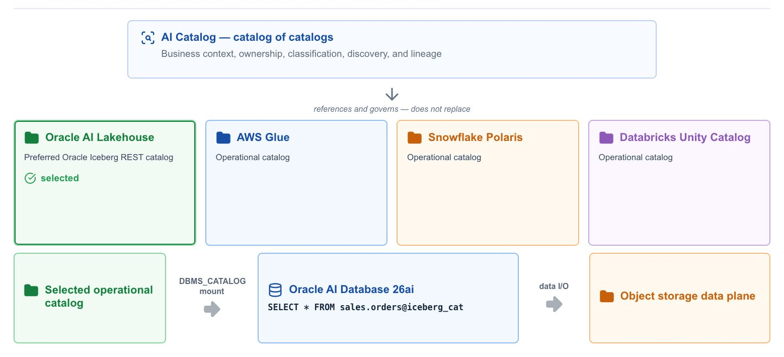 Enterprise discovery and operational catalog access