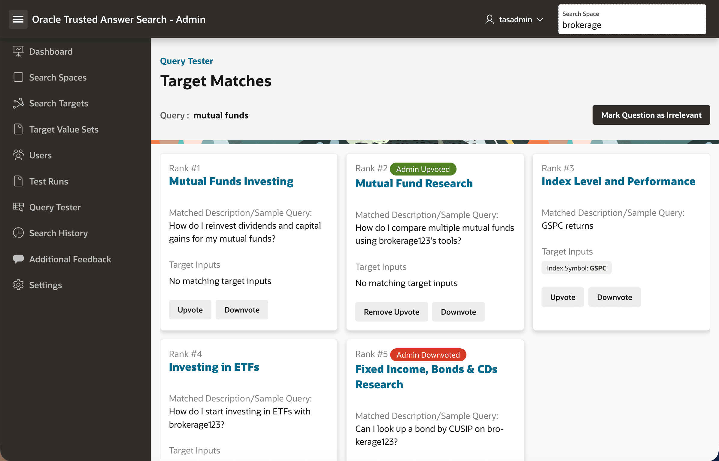 Admin confirming the downvote on Tax Forms & Information