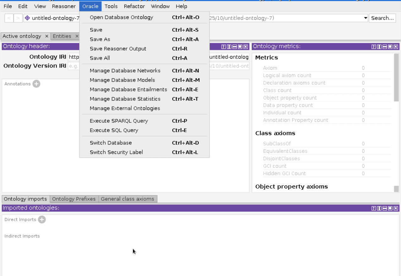 Description of oracle_menu_protege.png follows Description of oracle_menu_protege.png follows
