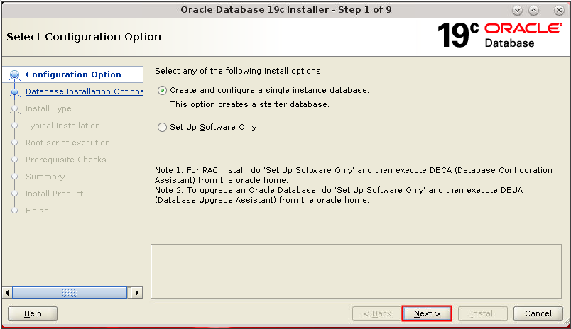 configuration option