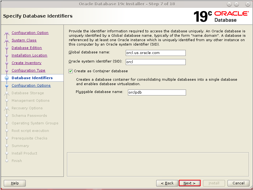 database identifiers