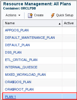 Resource management all plans page