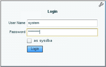 login page