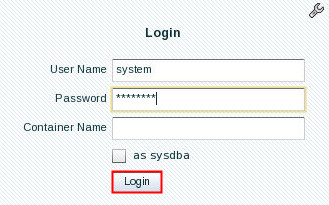 EM Express login page