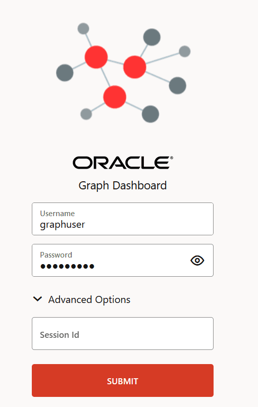 Graph Visualization Login Description of image follows