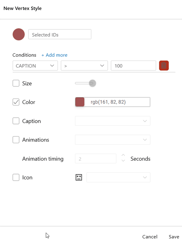 Adding a New Vertex Style Description of image follows