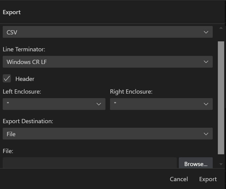 Description of export_data_dialog.png follows