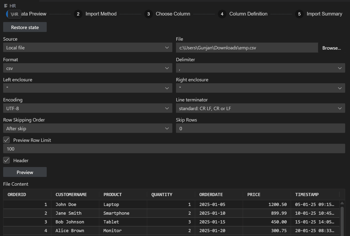 Description of data_import_landing.png follows