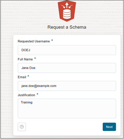 Request a Schema Page Request a Schema Page