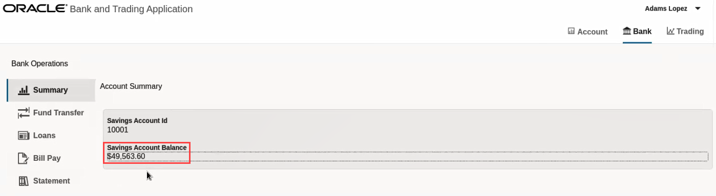 Account balance before initiating the transaction