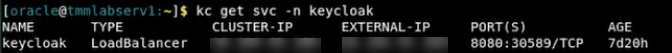 Public IP address of Keycloak