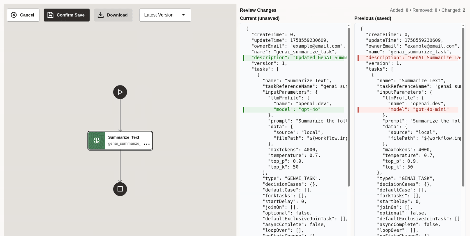 updated workflow definition updated workflow definition