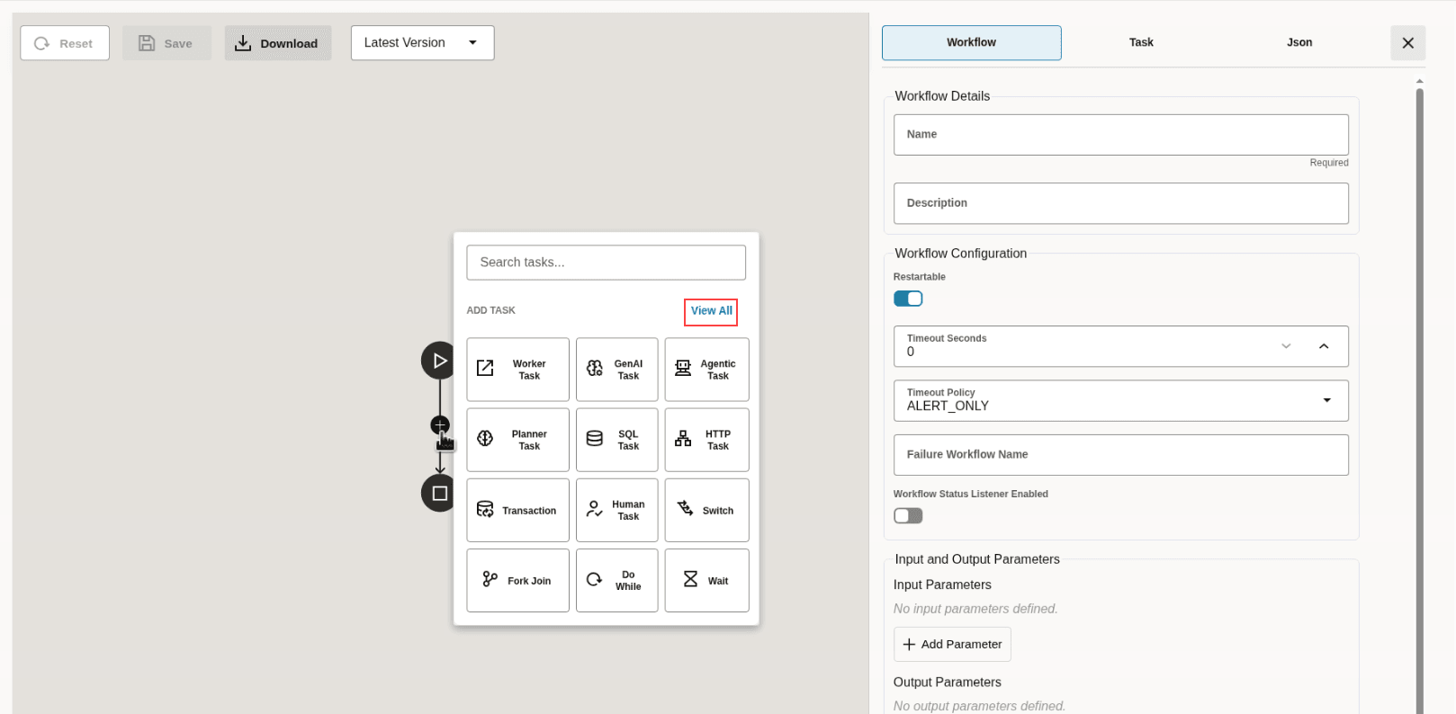 Add new task to the workflow Add new task to the workflow
