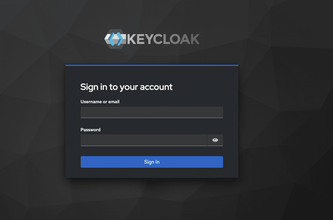 Keycloak Admin Console