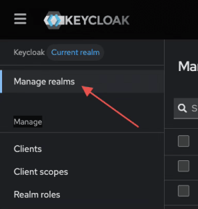 Manage Realms