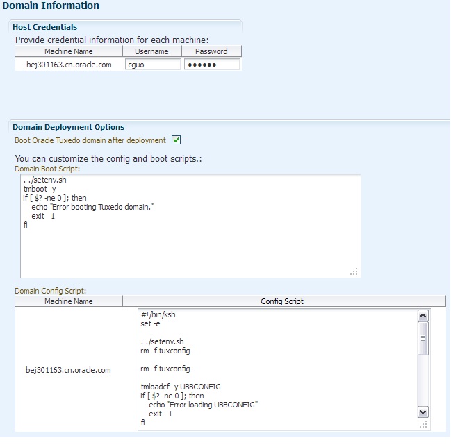 Domain Deployment Options Domain Deployment Options
