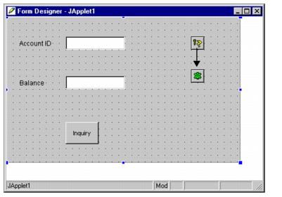 Wire the JoltSessionBean to the JoltServiceBean Diagram