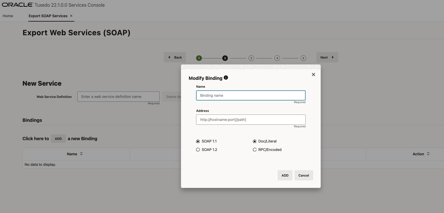 Modify Bindings