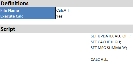 Image of a calculation worksheet in an application workbook. Image of a calculation worksheet in an application workbook.