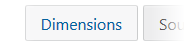 Dimensions button in rule editor