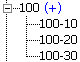 Outline section showing member 100 and its children.