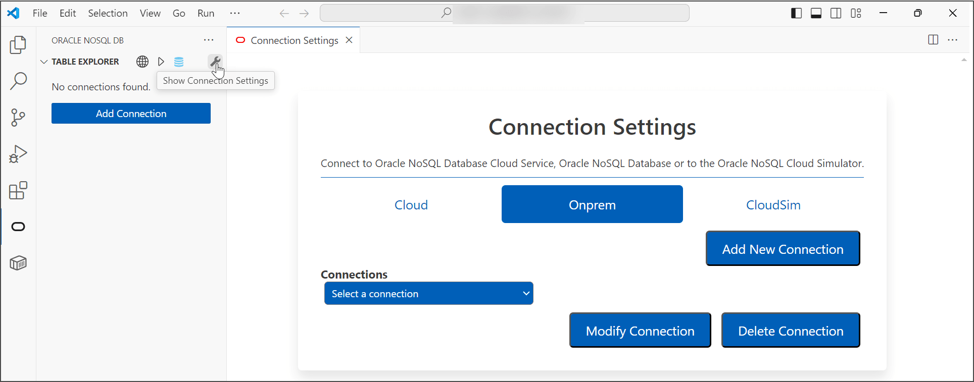 Description of add-connection-vs.png follows Description of add-connection-vs.png follows