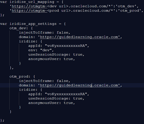 Config Code