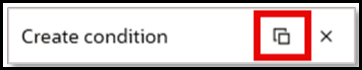 Create Condition
