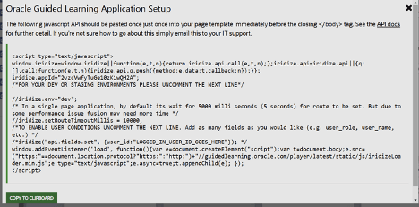 image of setup menu with JS for copy to clipboard image of setup menu with JS for copy to clipboard
