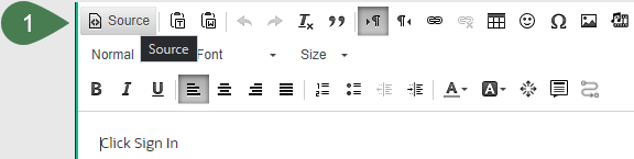 Full editor