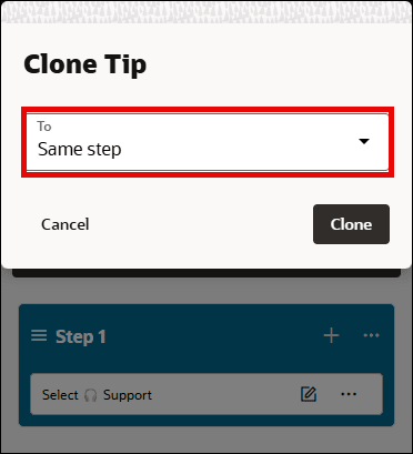 Same Step
