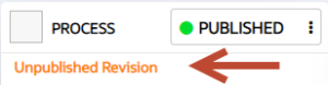 unpublished revision indicator