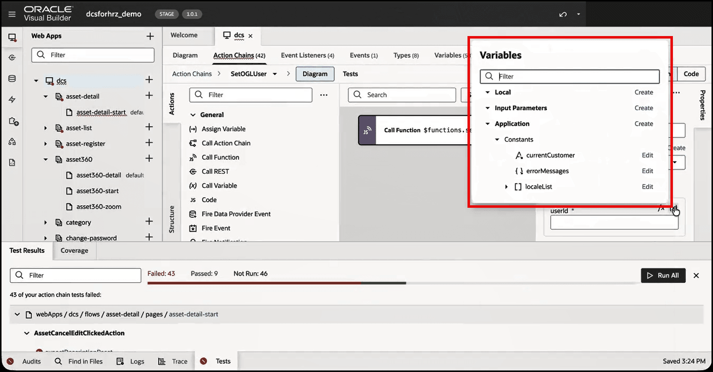 Variables Picker Variables Picker