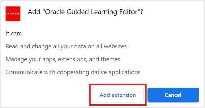 add extension