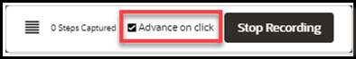 Advance on click Advance on click