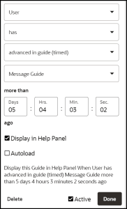 Advanced in Guide Timed Advanced in Guide Timed