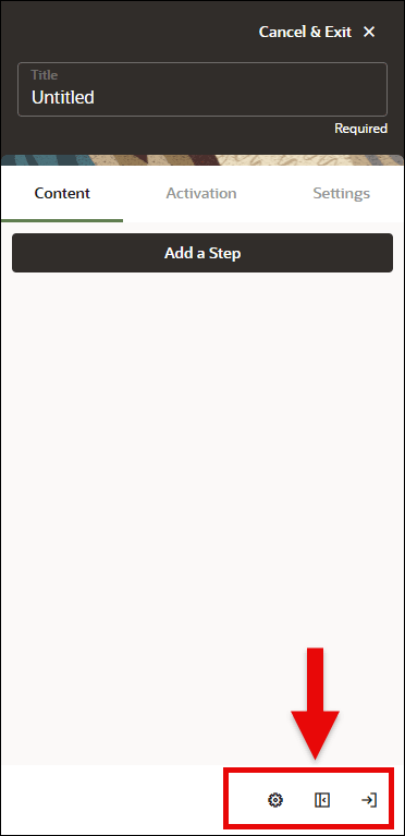 Editor Panel Editor Panel