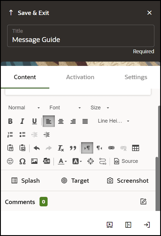 Format text Format text