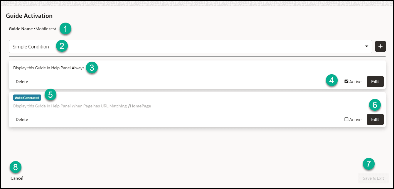 Guide Activation Guide Activation
