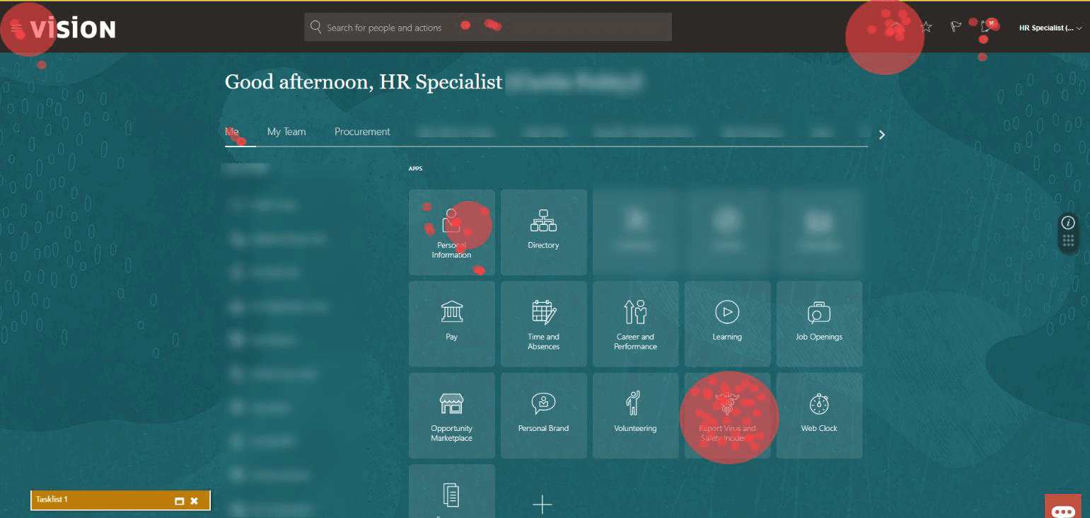 example highlighting hotspots